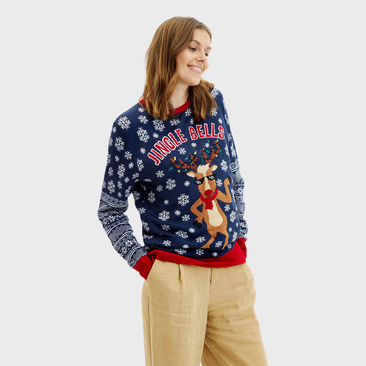 Mirla | Jingle Bells Jultröja - Dam-Eva Jonsson