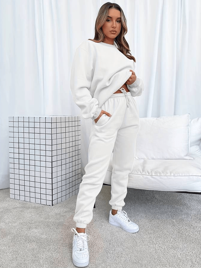Mirla | Jogging set Bekväm Överstorlek Damer Lätt-Eva Jonsson