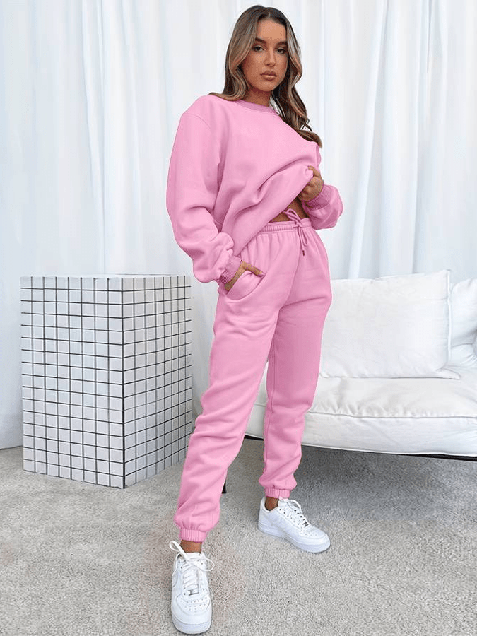 Mirla | Jogging set Bekväm Överstorlek Damer Lätt-Eva Jonsson