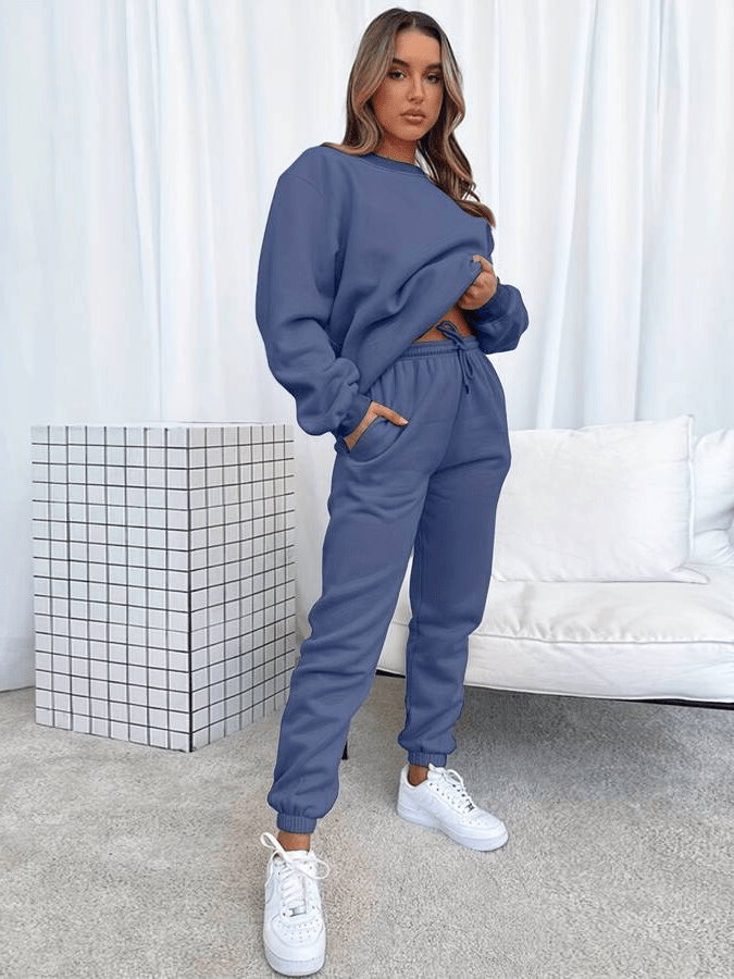 Mirla | Jogging set Bekväm Överstorlek Damer Lätt-Eva Jonsson