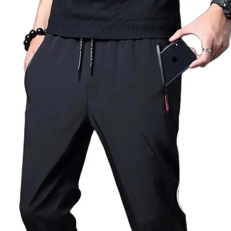 Mirla | Joggingbyxa Slim Fit med Elastisk Midja-Eva Jonsson