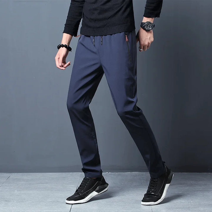 Mirla | Joggingbyxa Slim Fit med Elastisk Midja-Eva Jonsson