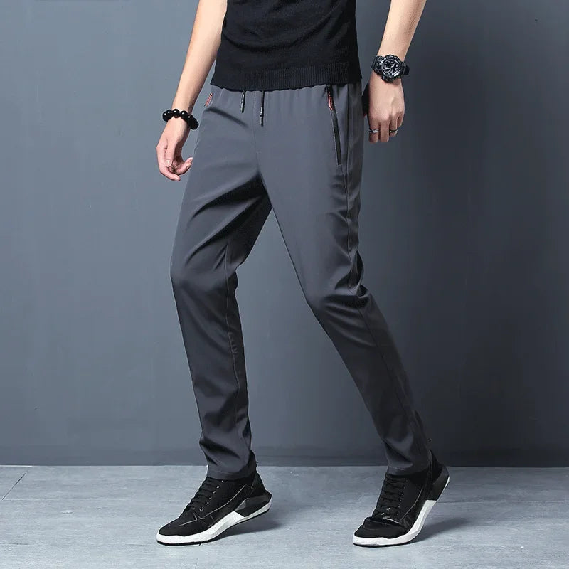 Mirla | Joggingbyxa Slim Fit med Elastisk Midja-Eva Jonsson
