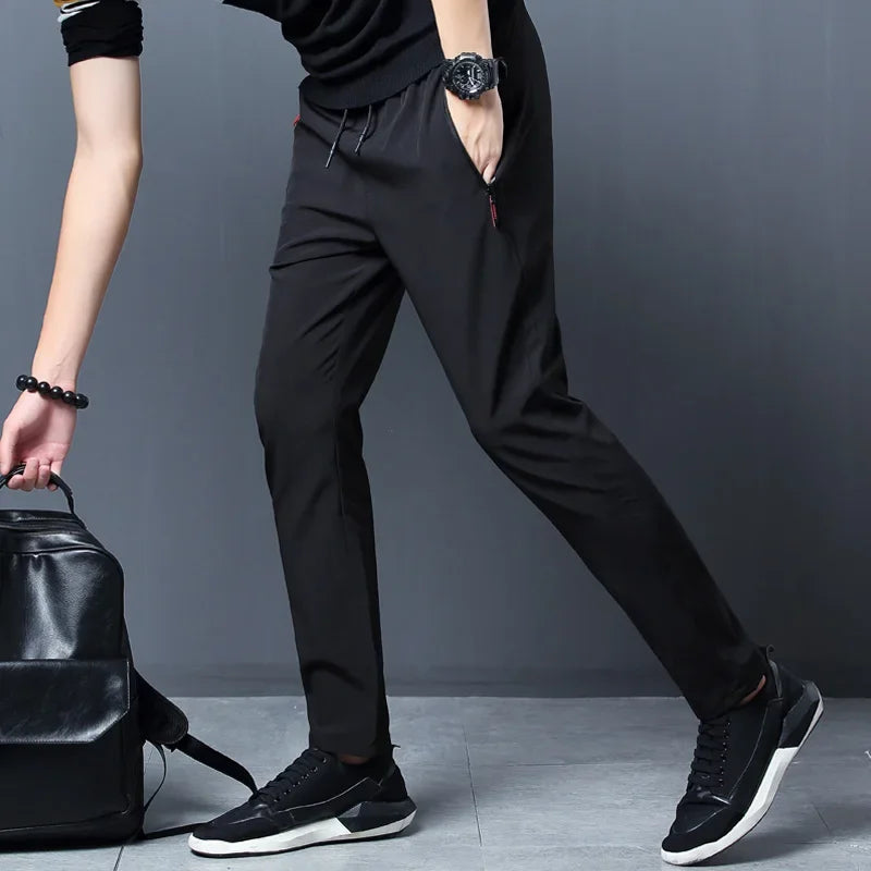 Mirla | Joggingbyxa Slim Fit med Elastisk Midja-Eva Jonsson