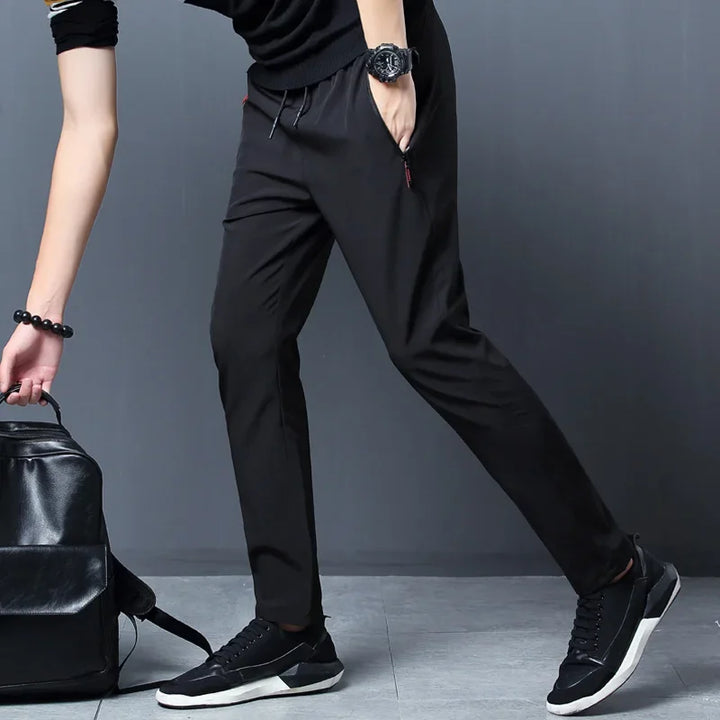 Mirla | Joggingbyxa Slim Fit med Elastisk Midja-Eva Jonsson