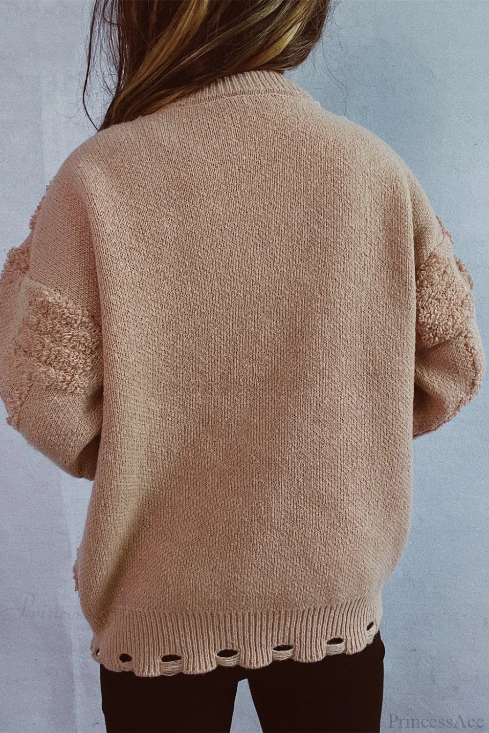 Mirla | Jul 3D Träd Pärla Solid Flocked Tröja-Eva Jonsson