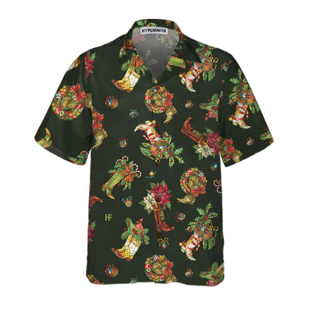 Mirla | Jul-Cowboy-Stövlar Jul-Hawaiian-Skjorta Present För Juldagen-Eva Jonsson