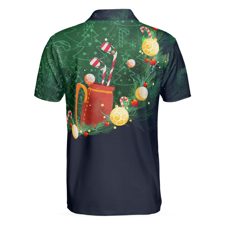 Mirla | Jul Golf Poloshirts - Herr Golf Poloshirts Kort Ärm - Santa Golfspel Mönster T-Shirt - Jul T-Shirt Presentidé För Män-Eva Jonsson