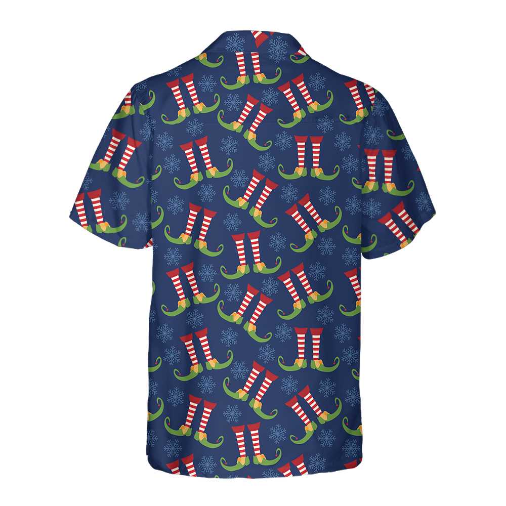 Mirla | Jul-Ivory Hawaiian Shirt Rolig Älv-Julskjorta Bästa Julklapp Idé-Eva Jonsson