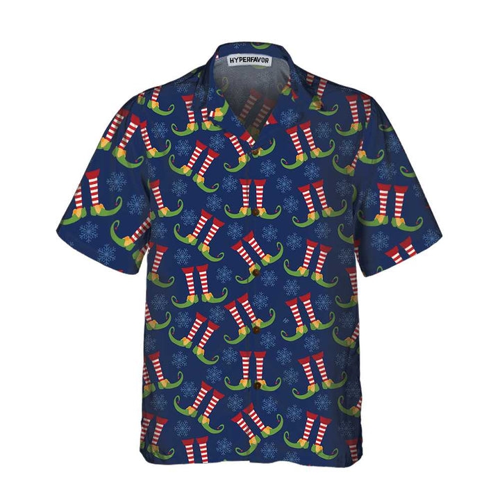 Mirla | Jul-Ivory Hawaiian Shirt Rolig Älv-Julskjorta Bästa Julklapp Idé-Eva Jonsson