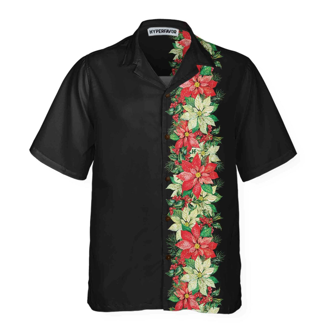 Mirla | Jul-Kvarts-Blommor och Stålbär Jul-Hawaiianskjorta Floral Jul-Hawaiianskjorta-Eva Jonsson