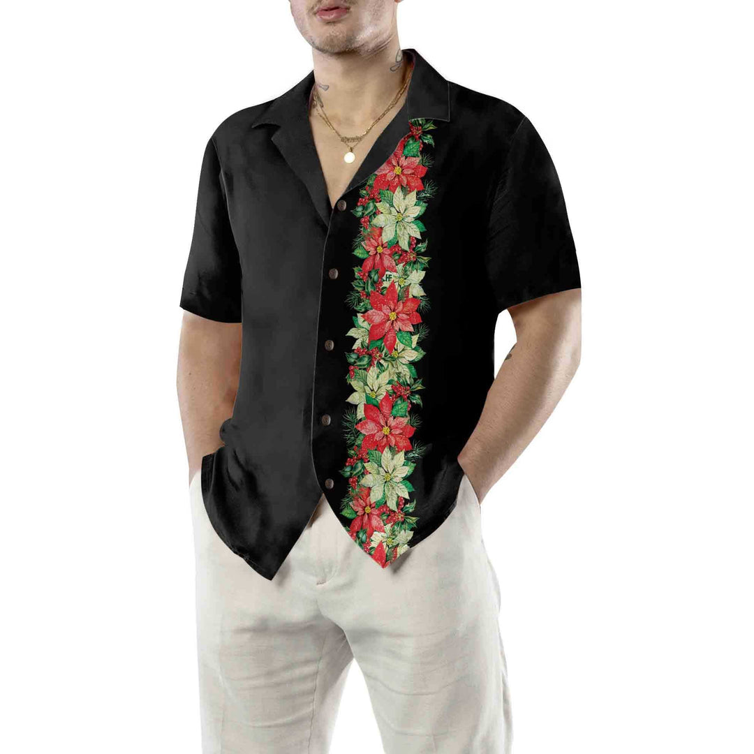 Mirla | Jul-Kvarts-Blommor och Stålbär Jul-Hawaiianskjorta Floral Jul-Hawaiianskjorta-Eva Jonsson