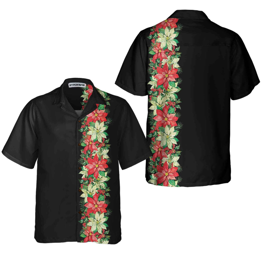 Mirla | Jul-Kvarts-Blommor och Stålbär Jul-Hawaiianskjorta Floral Jul-Hawaiianskjorta-Eva Jonsson