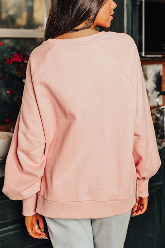 Mirla | Jul Pepparkakemann Pailletter Långärmad Sweatshirt-Eva Jonsson
