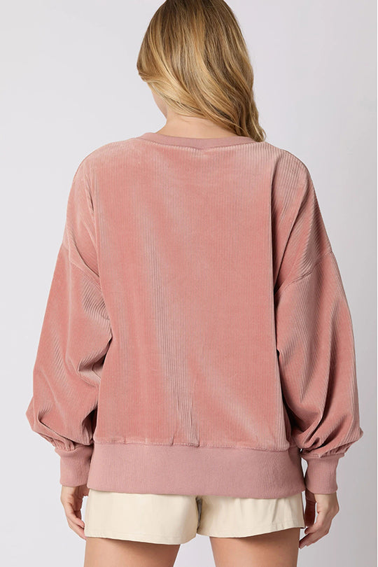 Mirla | Jul-Pumpkin-Cake Paljetter Rundhals Lös Sweatshirt-Eva Jonsson
