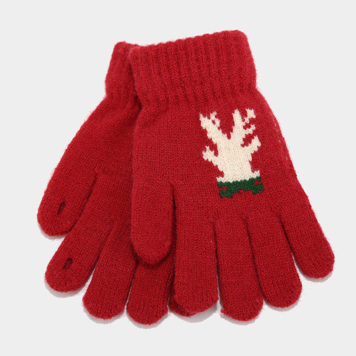 Mirla | Jul Ren Horn Schal Hatt Handskar Tre Dela Set (3 Färger)-Eva Jonsson