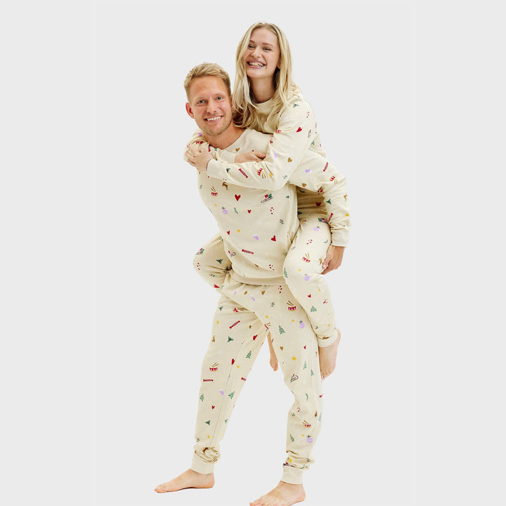 Mirla | Jul sweatshirt set beige Herrar-Eva Jonsson