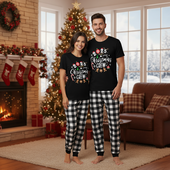 Mirla | Julcrew 2025 Par Korta Ärmar Pyjamas Set-Eva Jonsson