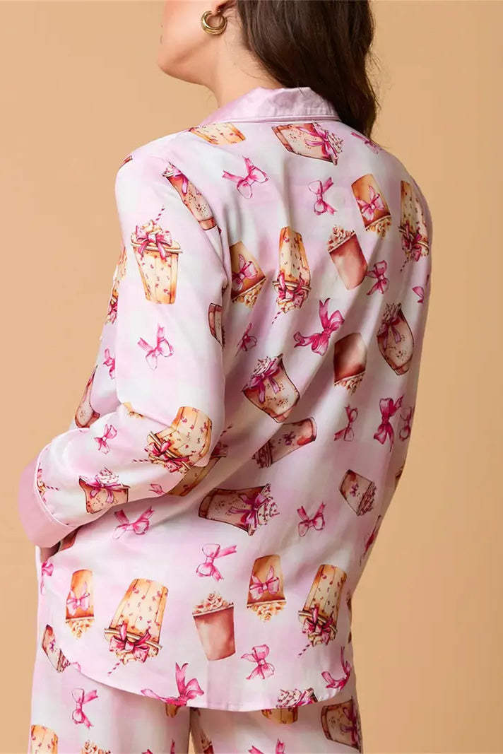 Mirla | Julfestlig Randig Pyjamas Set-Eva Jonsson