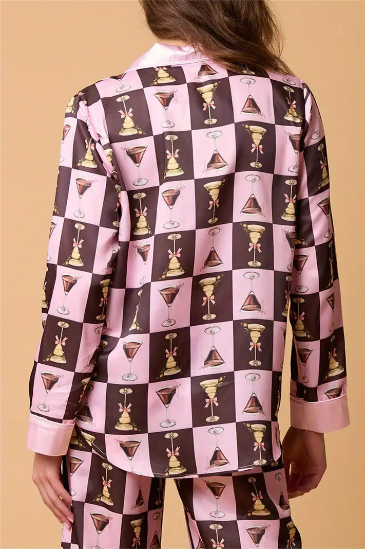 Mirla | Julfestlig Randig Pyjamas Set-Eva Jonsson