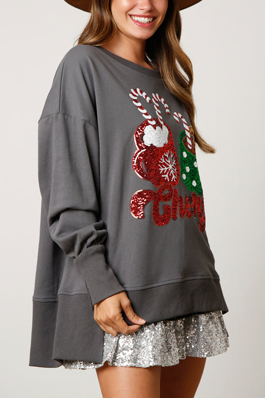 Mirla | Julgodis Mugglitter Lättsamt Loose Sweatshirt-Eva Jonsson