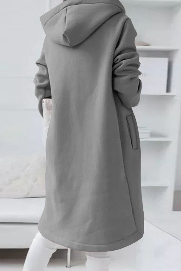 Mirla | Juliana Enfärgad Dragkedja Hoodie Kappa-Eva Jonsson