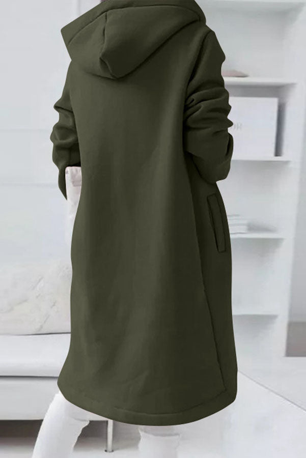 Mirla | Juliana Enfärgad Dragkedja Hoodie Kappa-Eva Jonsson