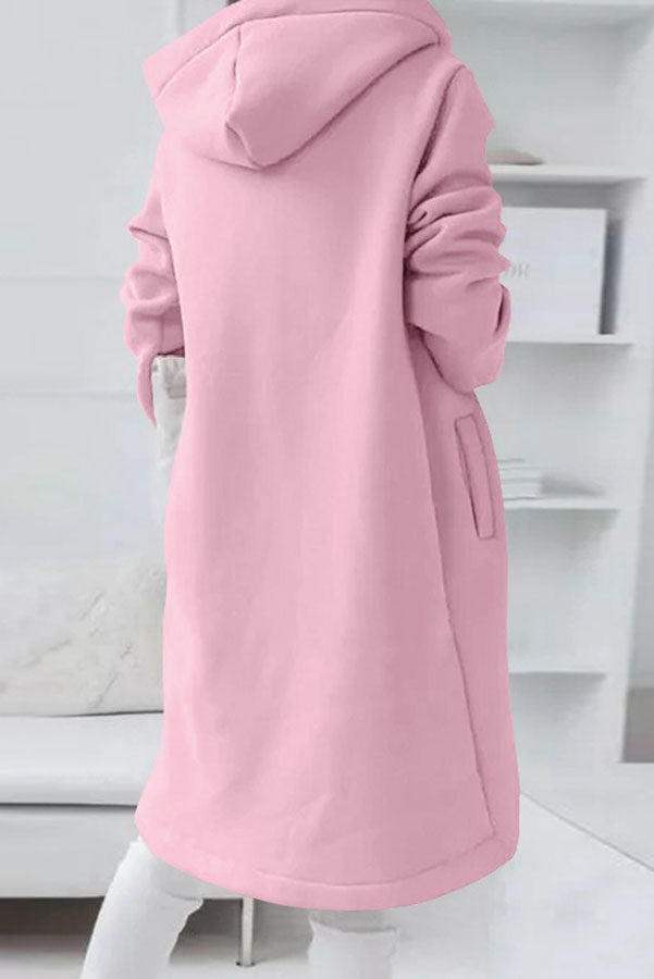Mirla | Juliana Enfärgad Dragkedja Hoodie Kappa-Eva Jonsson