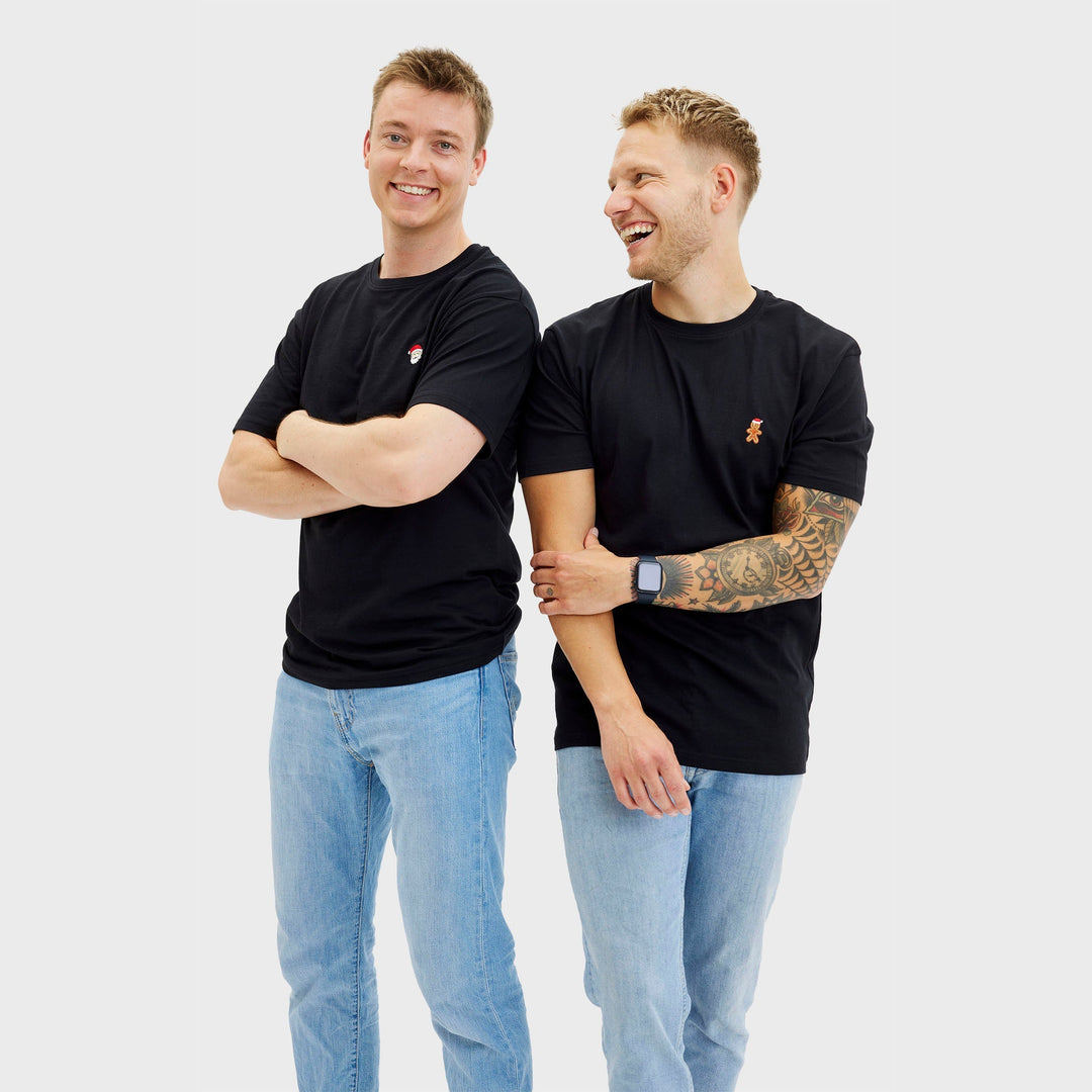 Mirla | Julkaks-T-Shirt Svart - Herr-Eva Jonsson