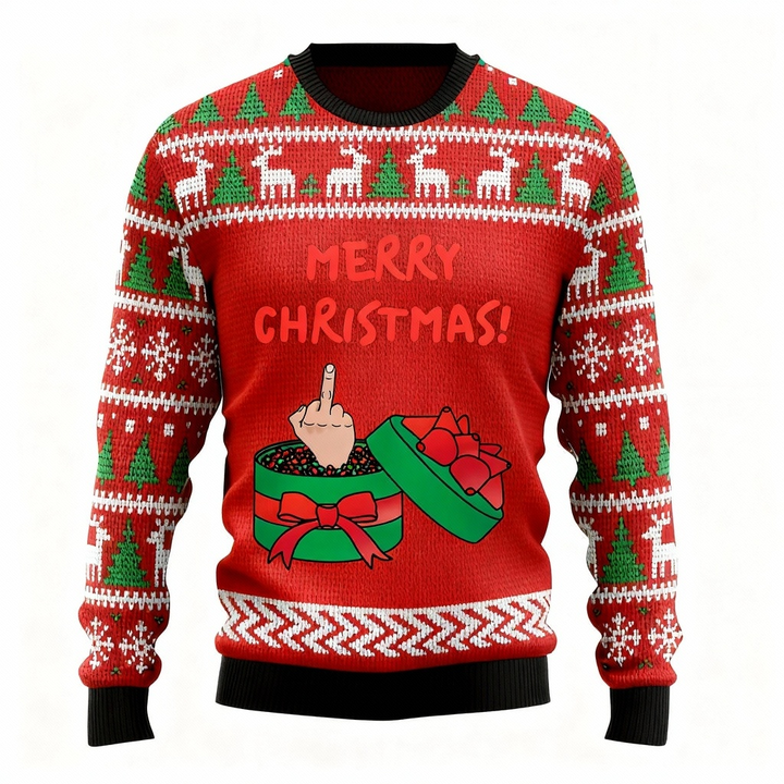 Mirla | Julklapp Mönster Design Tröja - Ful & Mysig Unisex Tröja-Eva Jonsson