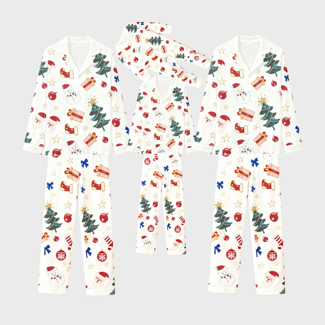 Mirla | Julkrage Button-Up Pyjamas Set För Familjen-Eva Jonsson