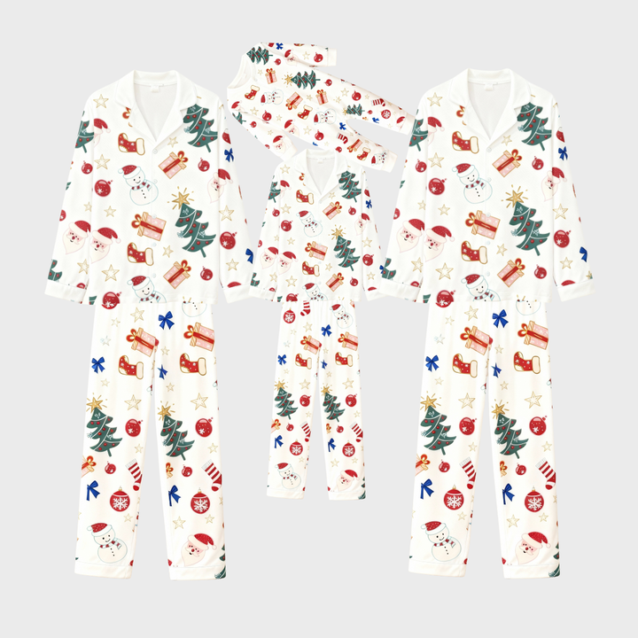 Mirla | Julkrage Button-Up Pyjamas Set För Familjen-Eva Jonsson