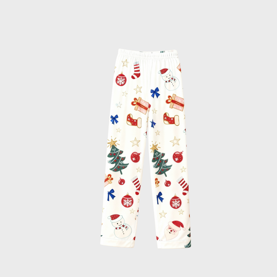 Mirla | Julkrage Button-Up Pyjamas Set För Familjen-Eva Jonsson