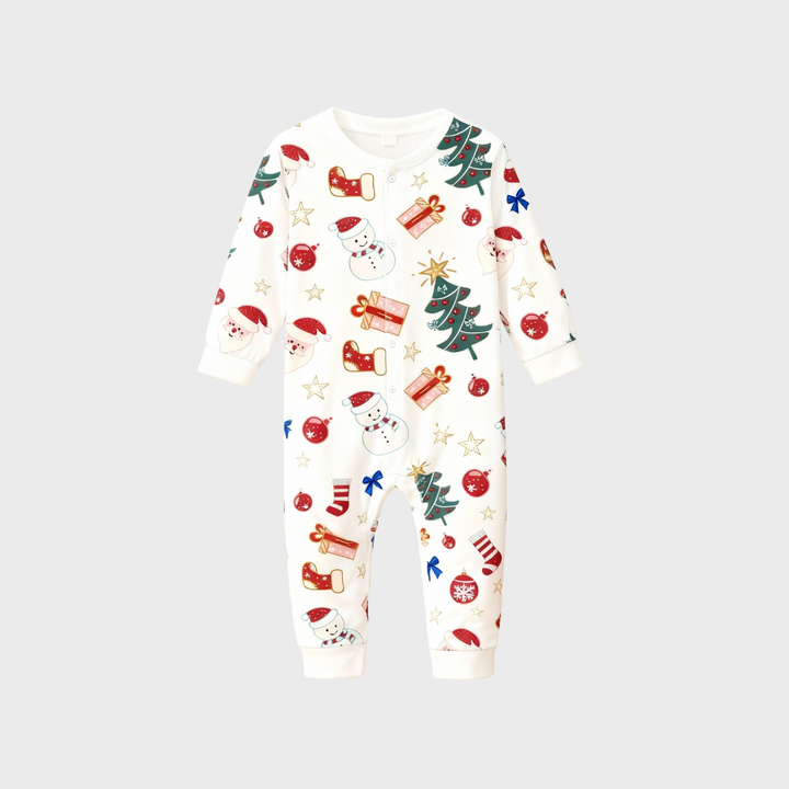 Mirla | Julkrage Button-Up Pyjamas Set För Familjen-Eva Jonsson