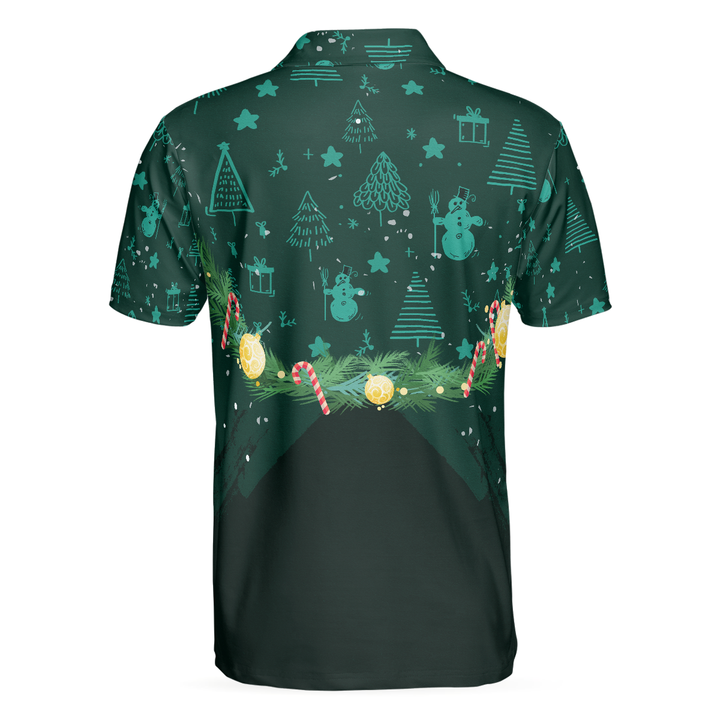Mirla | Julkrans med Bowling Herr Polo T-Shirts-Eva Jonsson