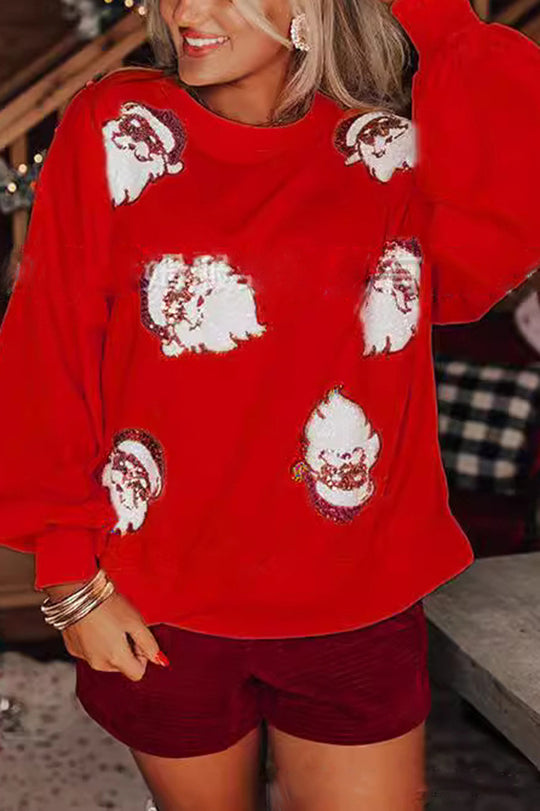 Mirla | Julman Paljetter Lättsamt Löst Sweatshirt-Eva Jonsson
