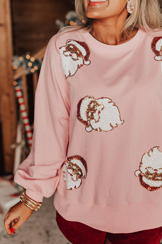 Mirla | Julman Paljetter Lättsamt Löst Sweatshirt-Eva Jonsson