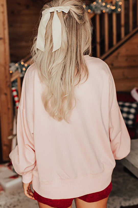 Mirla | Julman Paljetter Lättsamt Löst Sweatshirt-Eva Jonsson