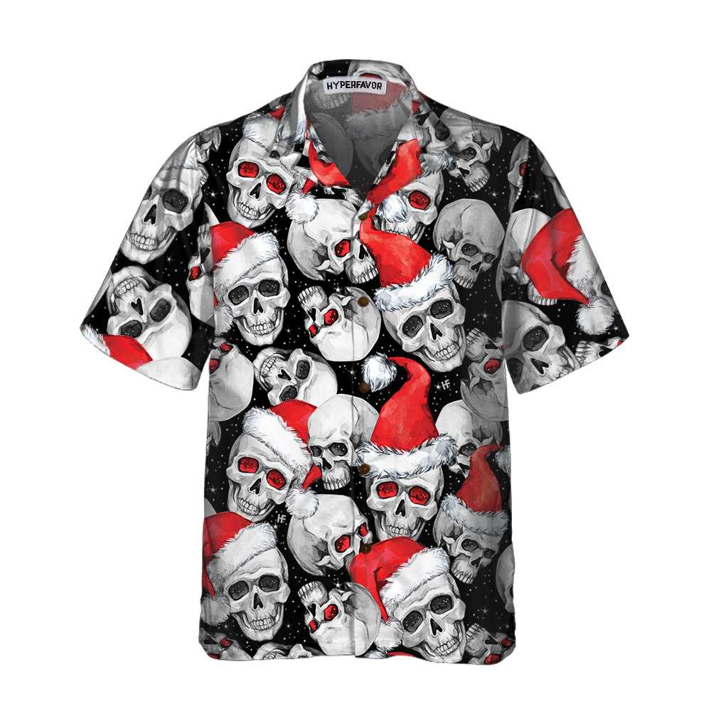 Mirla | Julman Skalle Hawaiian Shirt Julskalle Shirt Unik Julklapp-Eva Jonsson