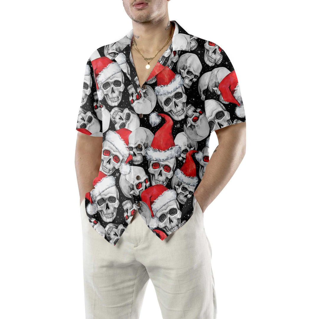 Mirla | Julman Skalle Hawaiian Shirt Julskalle Shirt Unik Julklapp-Eva Jonsson
