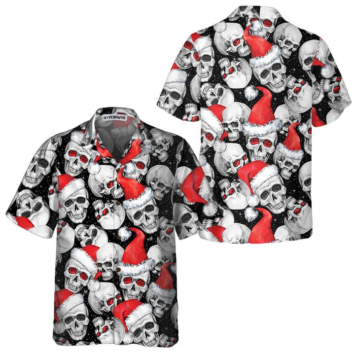 Mirla | Julman Skalle Hawaiian Shirt Julskalle Shirt Unik Julklapp-Eva Jonsson