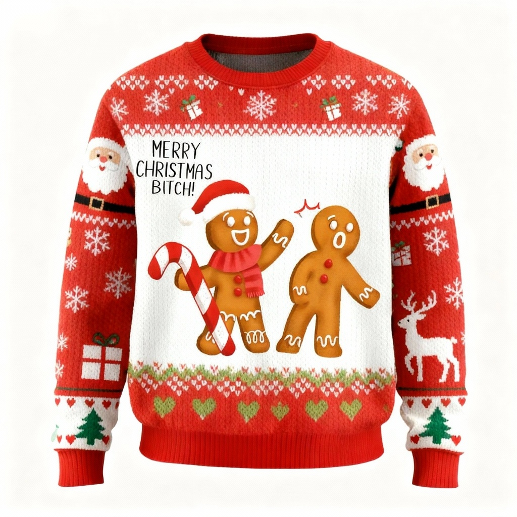 Mirla | Julmönster Ful Tröja - Unisex Julfest Essentials-Eva Jonsson