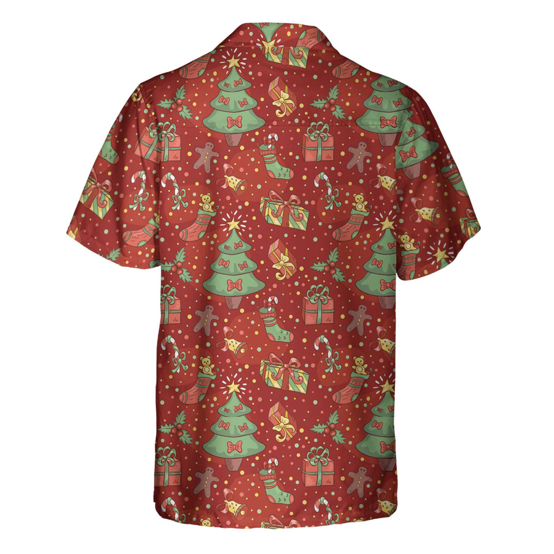 Mirla | Julmönster med Konfetti Hawaiian Shirt Festligt Jul Hawaiian Shirt-Eva Jonsson