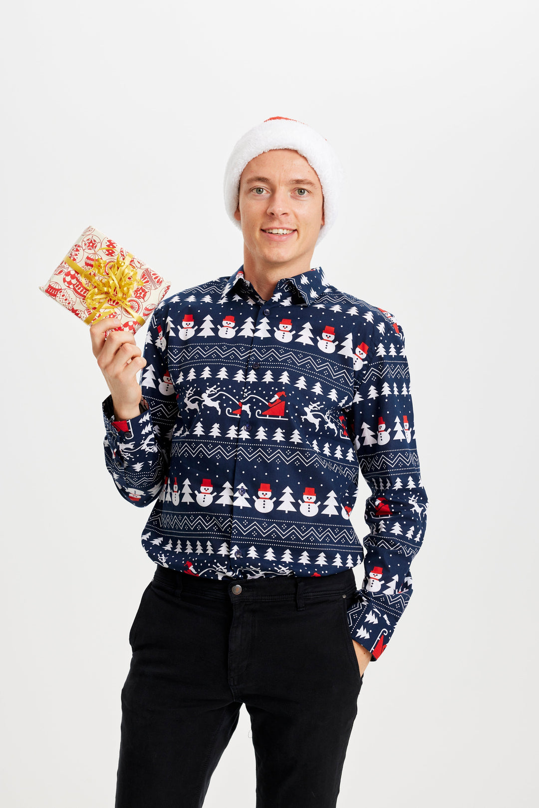 Mirla | Julskjorta stilfull-Eva Jonsson