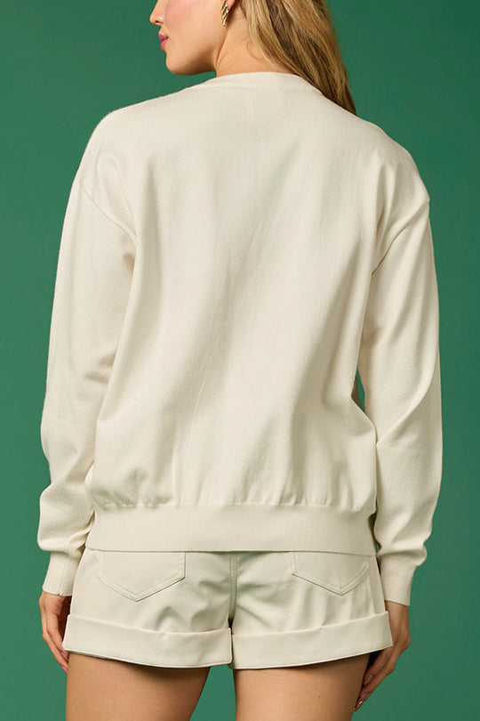 Mirla | Julsoldat Paljetter Mode Lätta Sweatshirts-Eva Jonsson