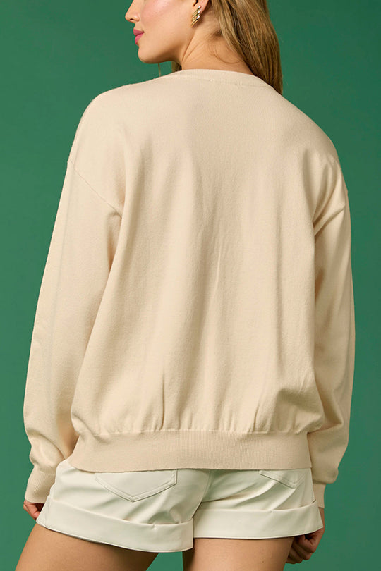 Mirla | Julsoldat Paljetter Mode Lätta Sweatshirts-Eva Jonsson