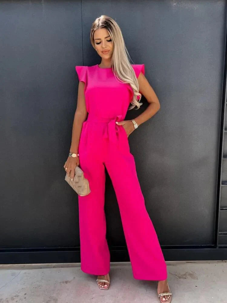 Mirla | Jumpsuit Elegant Mångsidig Design Ideal för Sommaren för Kvinnor-Eva Jonsson