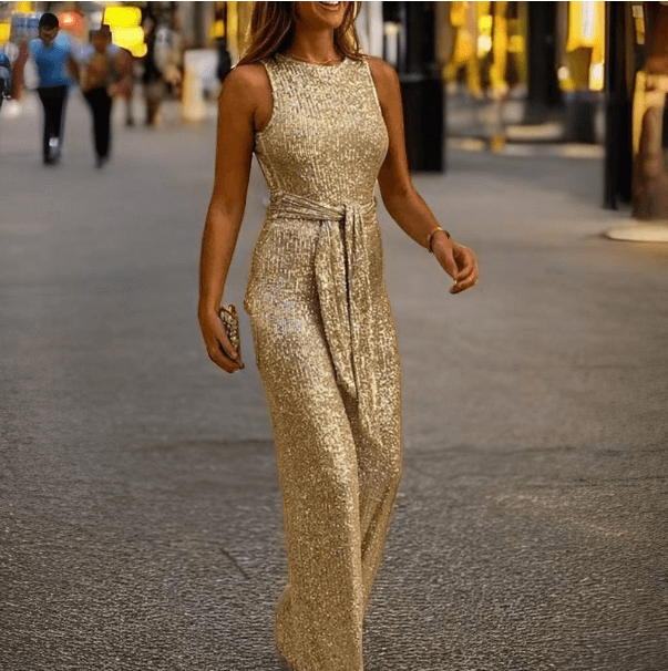 Mirla | Jumpsuit med en axelrem och justerbar midja-Eva Jonsson