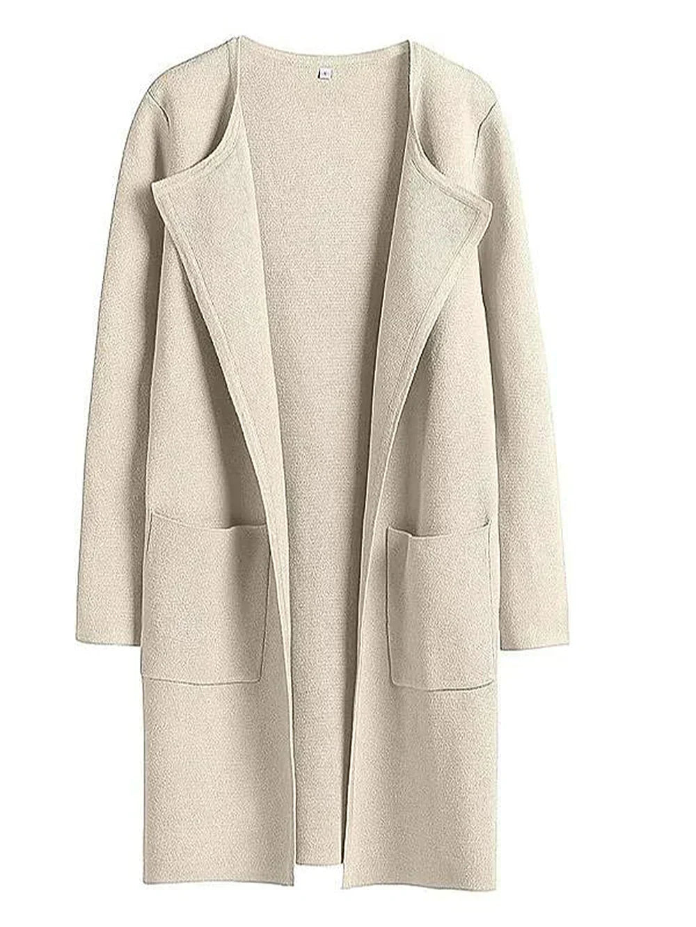 Mirla | Kappa Lös Passform Knälång Bred Revers Minimalistisk Design-Eva Jonsson