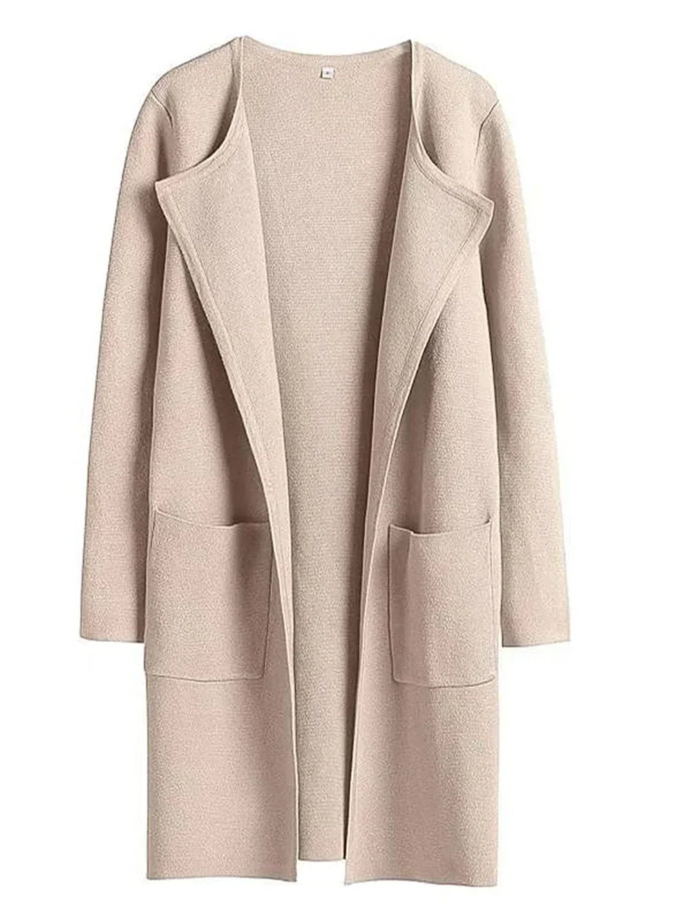 Mirla | Kappa Lös Passform Knälång Bred Revers Minimalistisk Design-Eva Jonsson